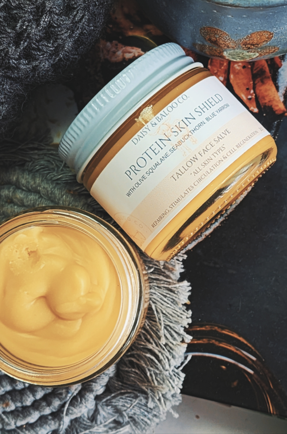 Protein Tallow Skin Shield Salve