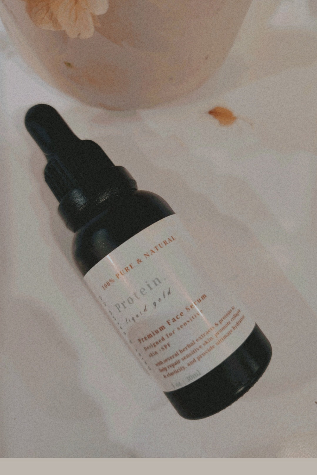 Protein- liquid gold serum spf