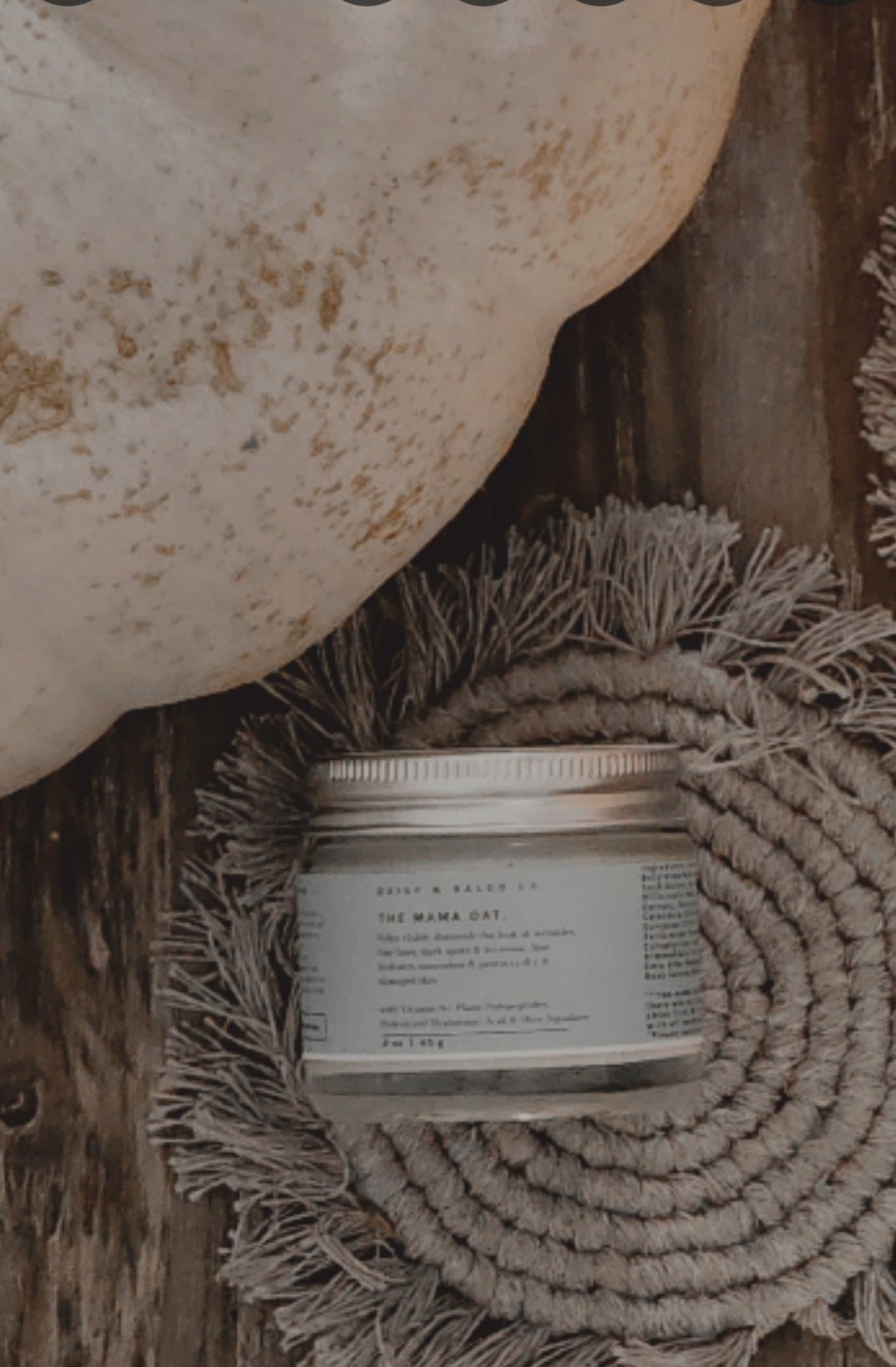 The Mama Oat- face salve with spf30