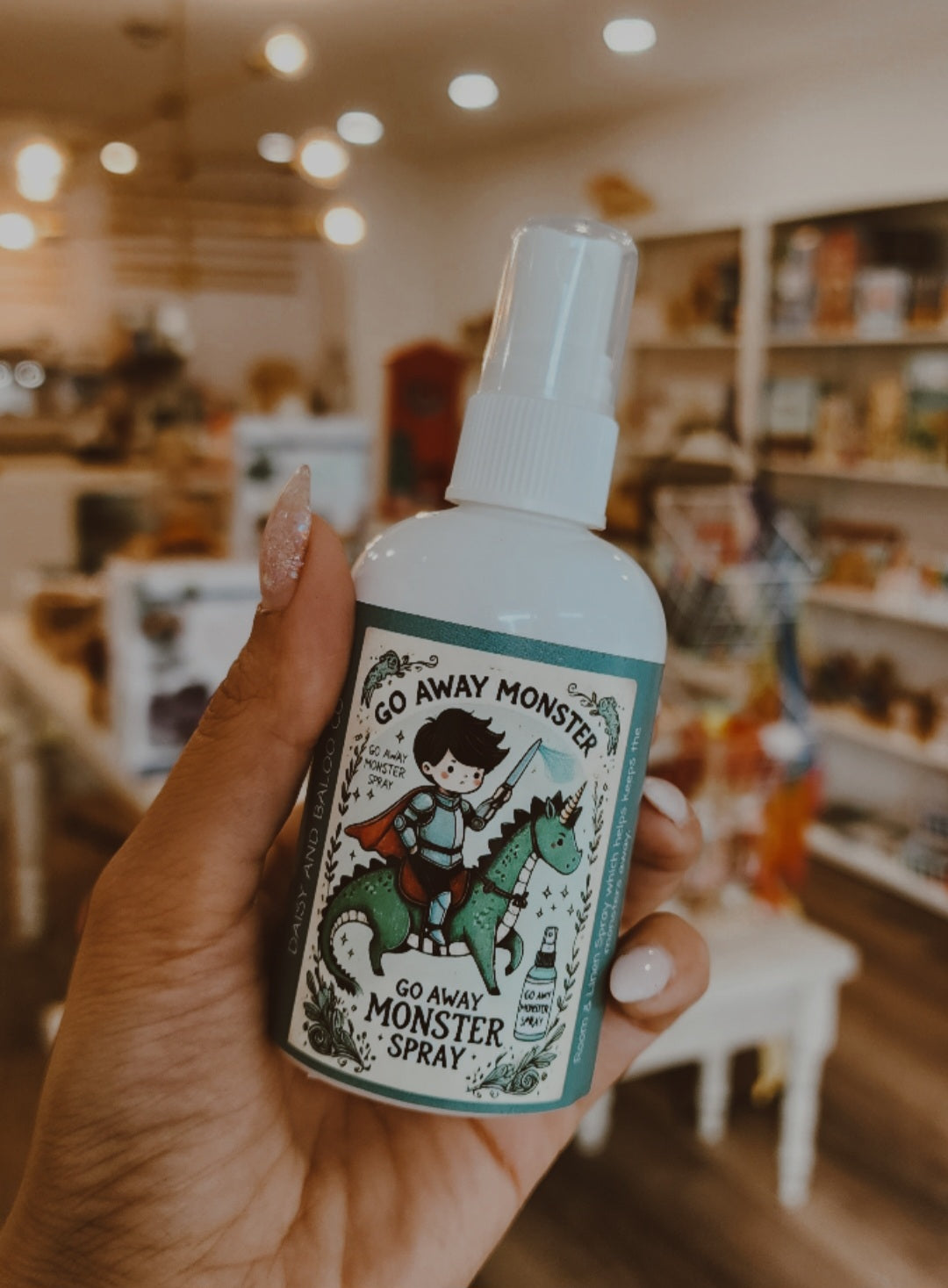 "Go away, Monster," Spray
