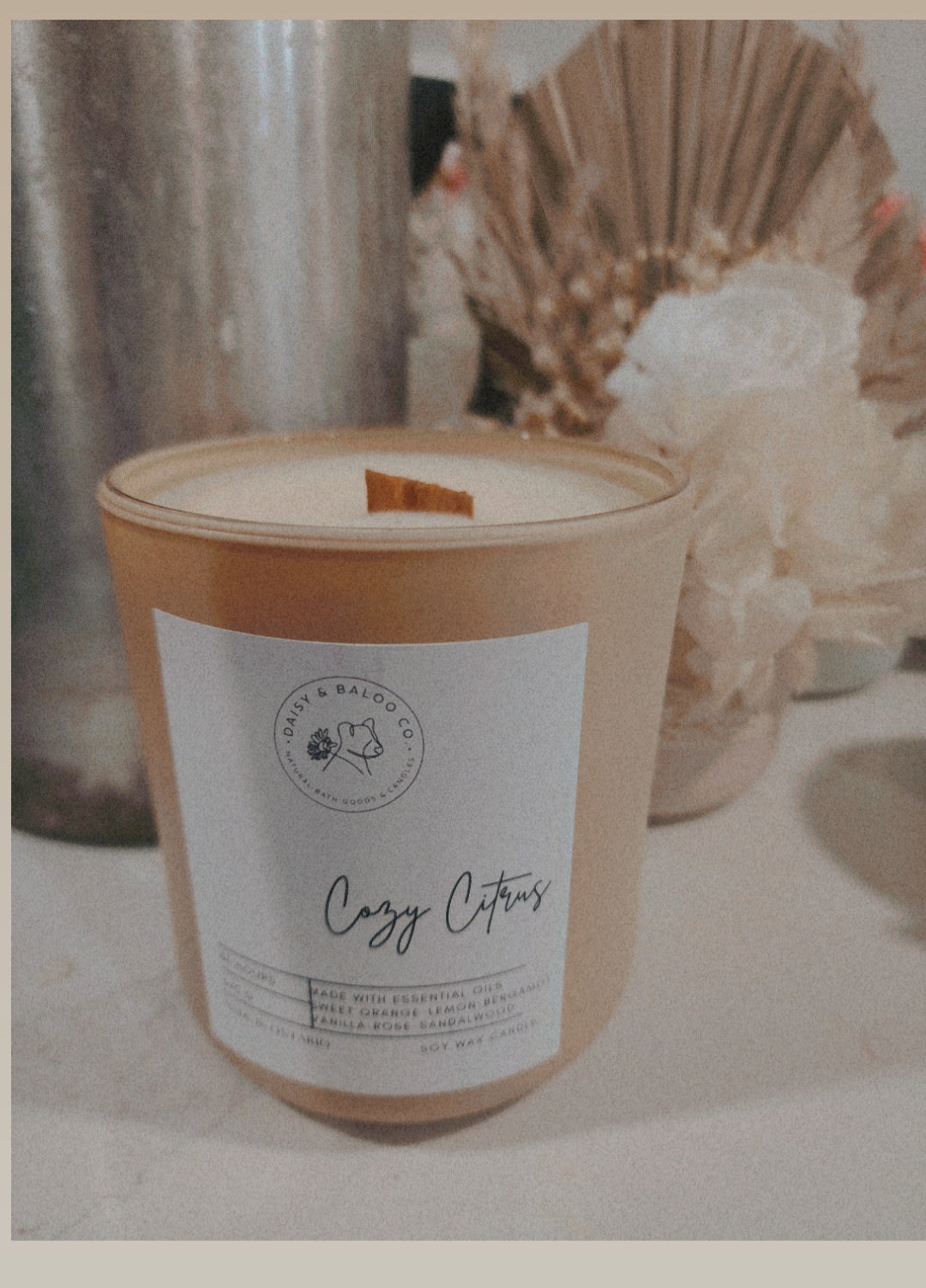 Cozy citrus candle - 14oz