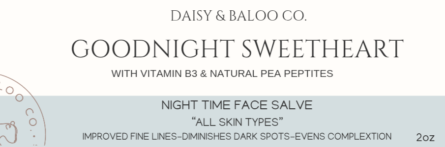 Goodnight Sweetheart- face salve